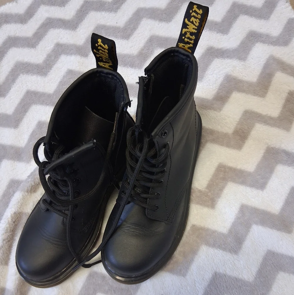 Dr. Martens Black Leather Footwear